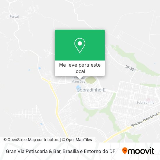Gran Via Petiscaria & Bar mapa
