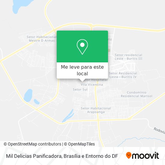 Mil Delicias Panificadora mapa