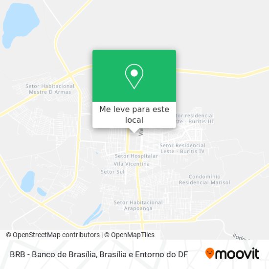 BRB - Banco de Brasília mapa