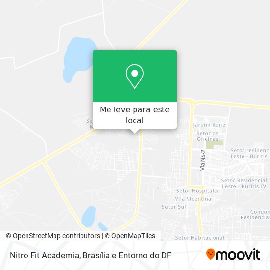 Nitro Fit Academia mapa