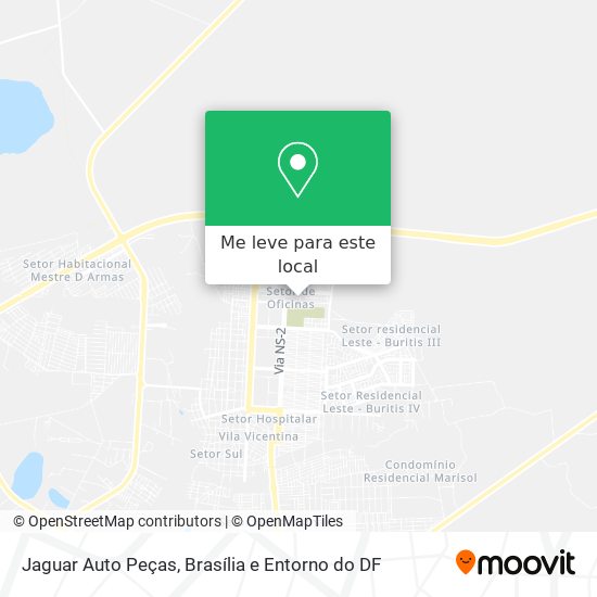 Jaguar Auto Peças mapa