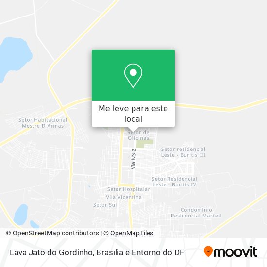 Lava Jato do Gordinho mapa