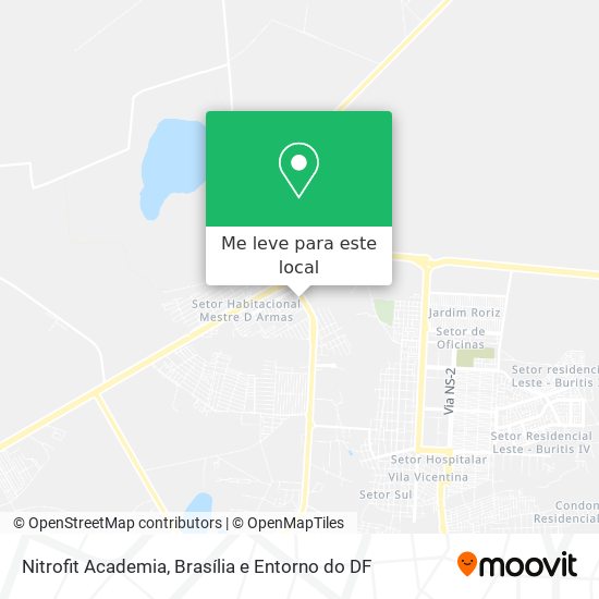 Nitrofit Academia mapa