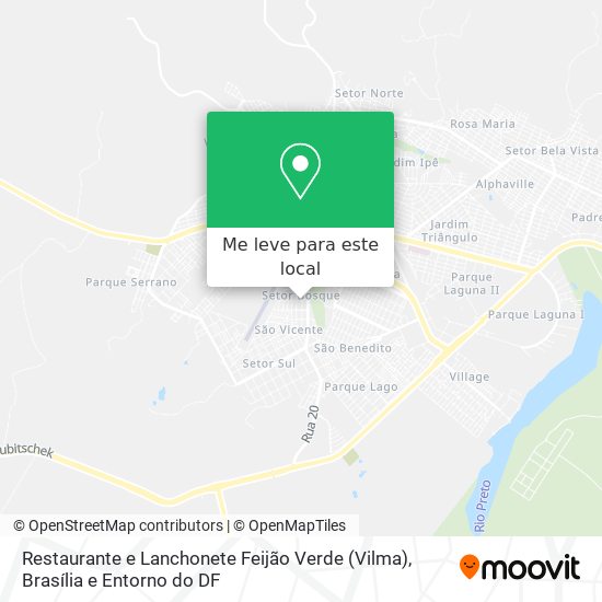 Restaurante e Lanchonete Feijão Verde (Vilma) mapa