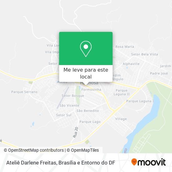 Ateliê Darlene Freitas mapa