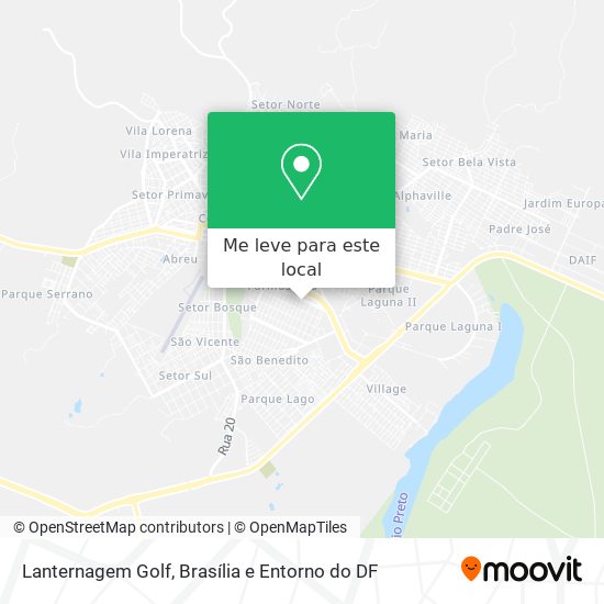 Lanternagem Golf mapa