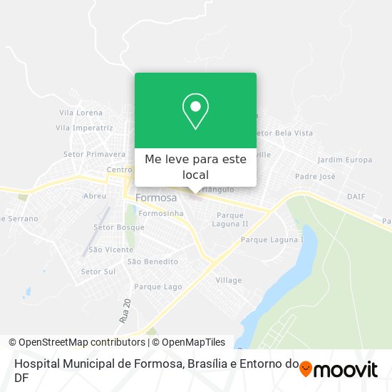 Hospital Municipal de Formosa mapa