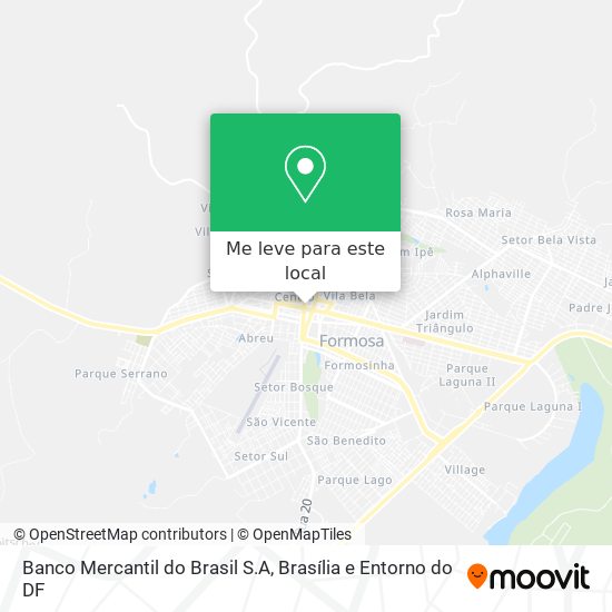Banco Mercantil do Brasil S.A mapa