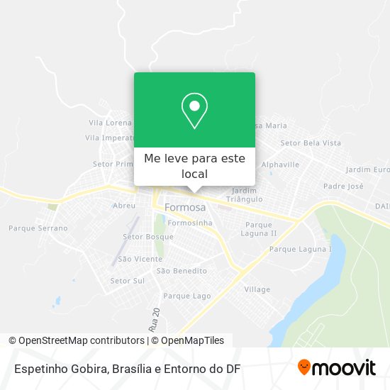 Espetinho Gobira mapa
