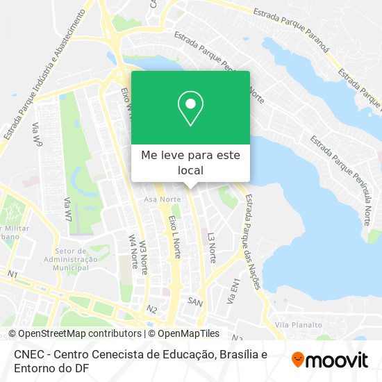 CNEC - Centro Cenecista de Educação mapa