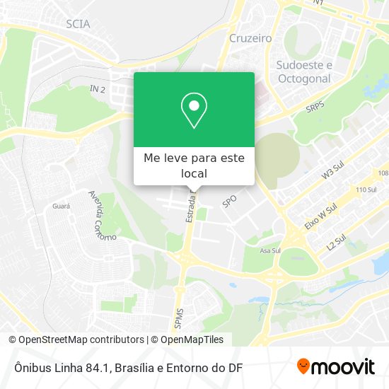 Ônibus Linha 84.1 mapa