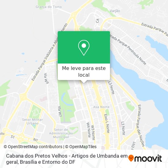 Cabana dos Pretos Velhos - Artigos de Umbanda em geral mapa