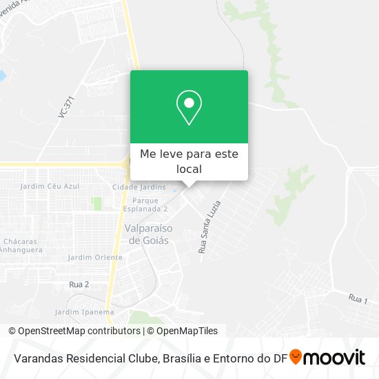 Varandas Residencial Clube mapa
