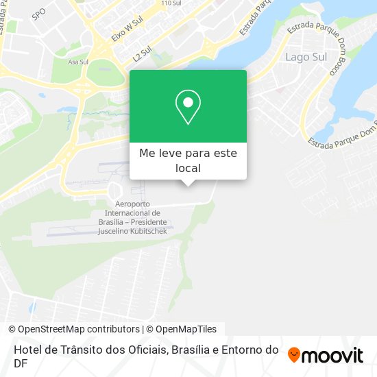 Hotel de Trânsito dos Oficiais mapa
