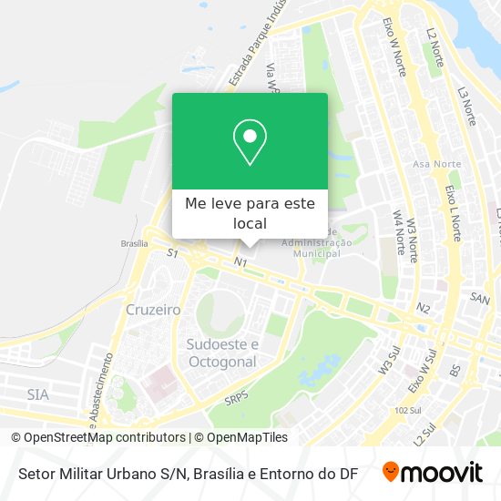 Setor Militar Urbano S/N mapa