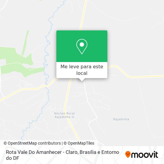 Rota Vale Do Amanhecer - Claro mapa