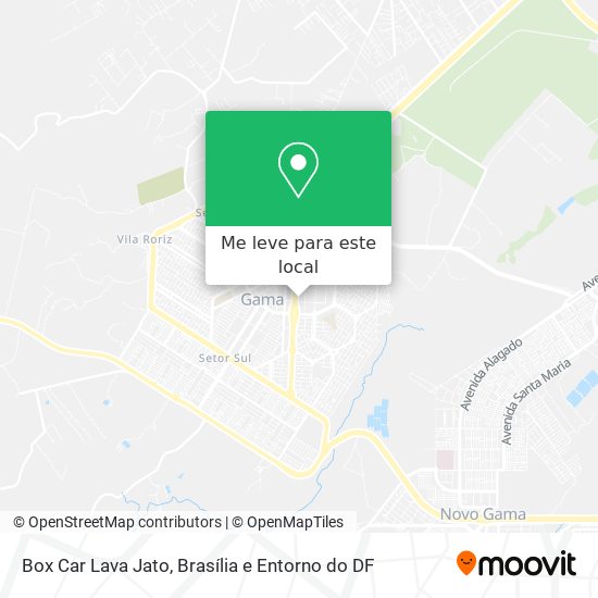 Box Car Lava Jato mapa