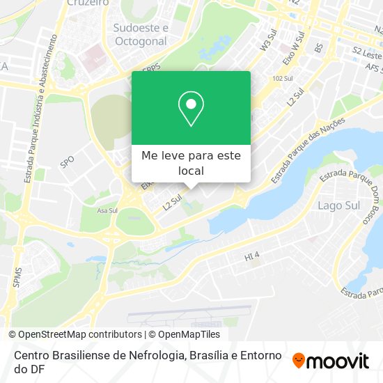 Centro Brasiliense de Nefrologia mapa
