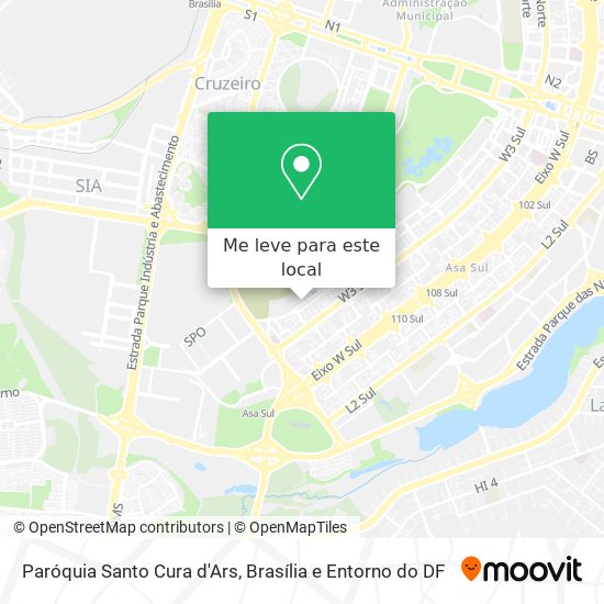 Paróquia Santo Cura d'Ars mapa