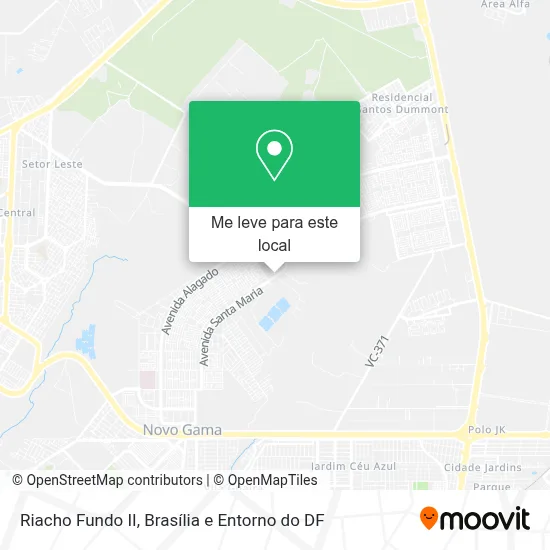 Riacho Fundo II mapa