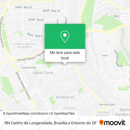 RN Centro de Longevidade mapa