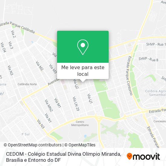 CEDOM - Colégio Estadual Divina Olímpio Miranda mapa