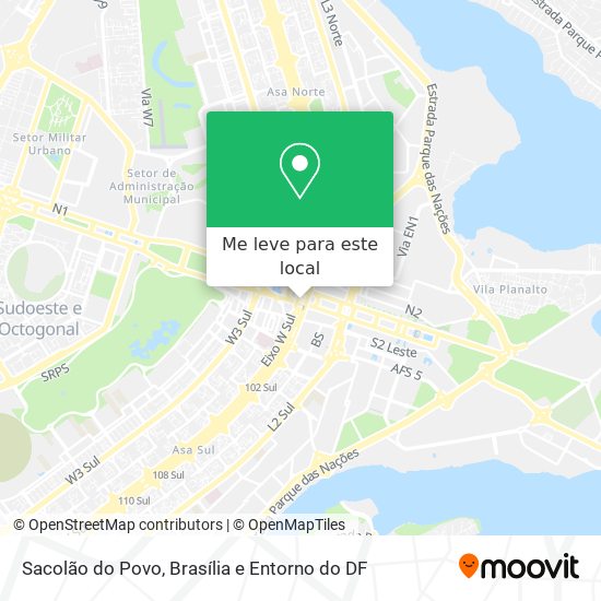 Sacolão do Povo mapa