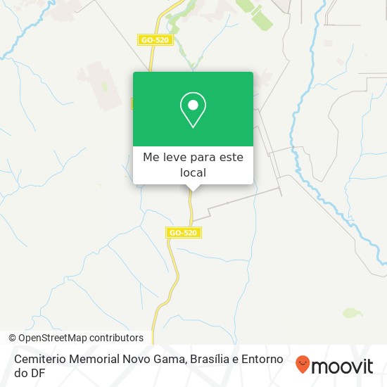 Cemiterio Memorial Novo Gama mapa