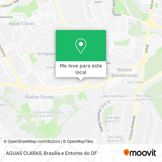 AGUAS CLARAS mapa