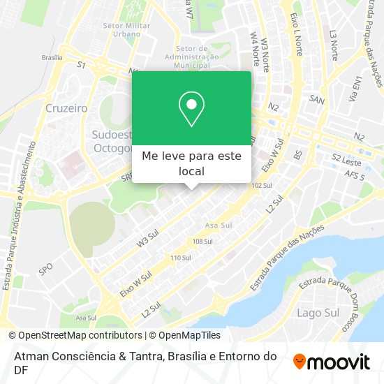 Atman Consciência & Tantra mapa