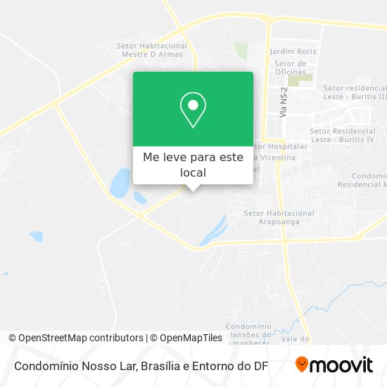 Condomínio Nosso Lar mapa