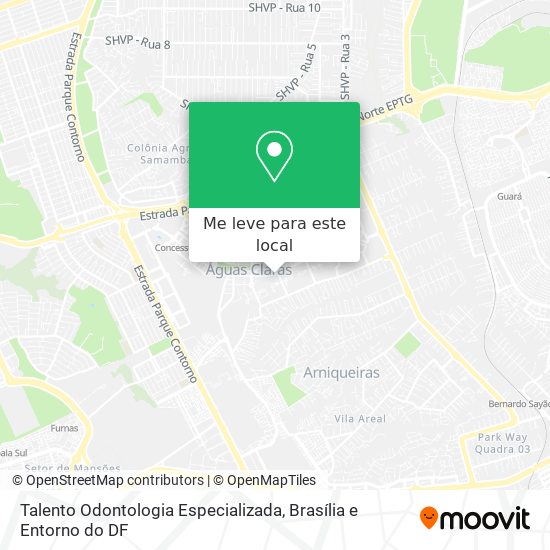 Talento Odontologia Especializada mapa