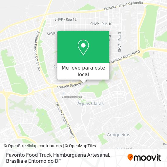 Favorito Food Truck Hamburgueria Artesanal mapa