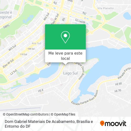 Dom Gabriel Materiais De Acabamento mapa