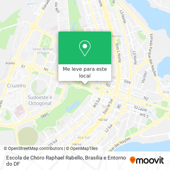 Escola de Choro Raphael Rabello mapa