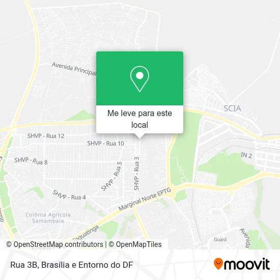 Rua 3B mapa