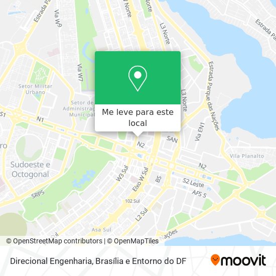 Direcional Engenharia mapa