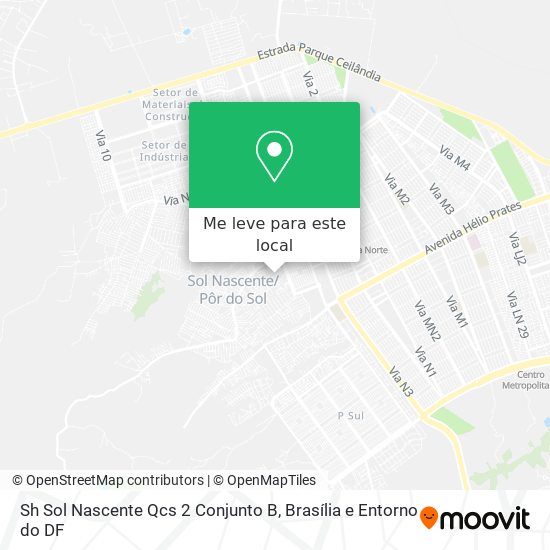 Sh Sol Nascente Qcs 2 Conjunto B mapa