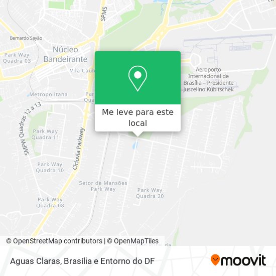 Aguas Claras mapa
