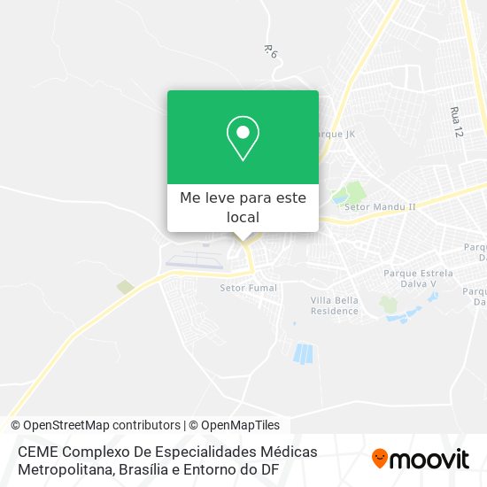CEME Complexo De Especialidades Médicas Metropolitana mapa