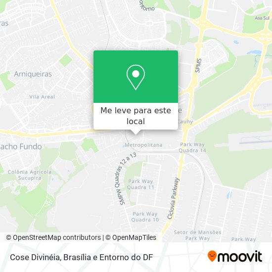 Cose Divinéia mapa
