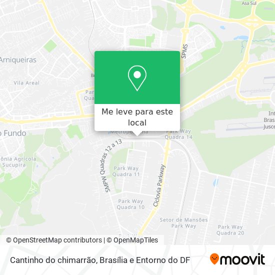 Cantinho do chimarrão mapa