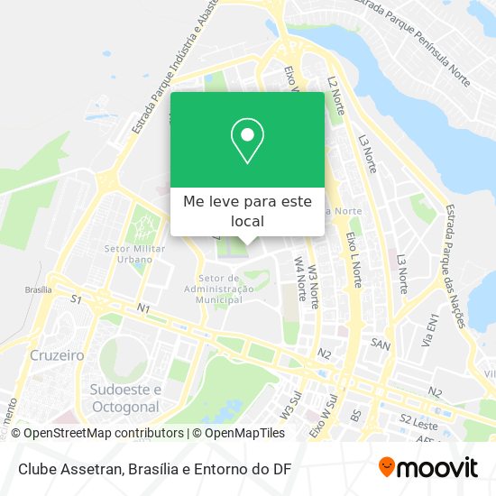 Clube Assetran mapa