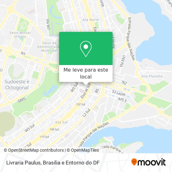 Livraria Paulus mapa