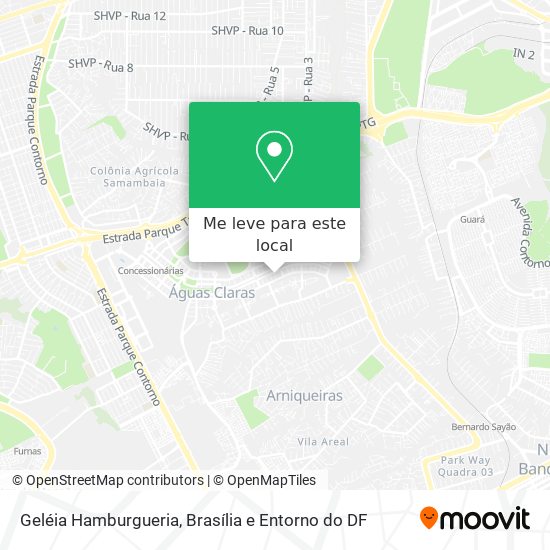 Geléia Hamburgueria mapa