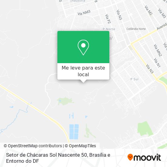 Setor de Chácaras Sol Nascente 50 mapa
