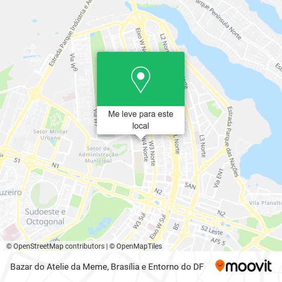 Bazar do Atelie da Meme mapa