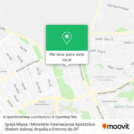 Igreja Miasa - Ministério Internacional Apostólico Shalom Adonai mapa