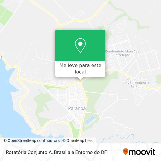 Rotatória Conjunto A mapa