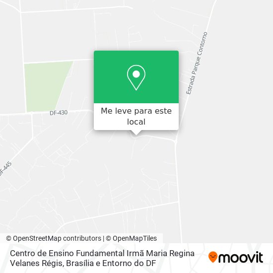 Centro de Ensino Fundamental Irmã Maria Regina Velanes Régis mapa